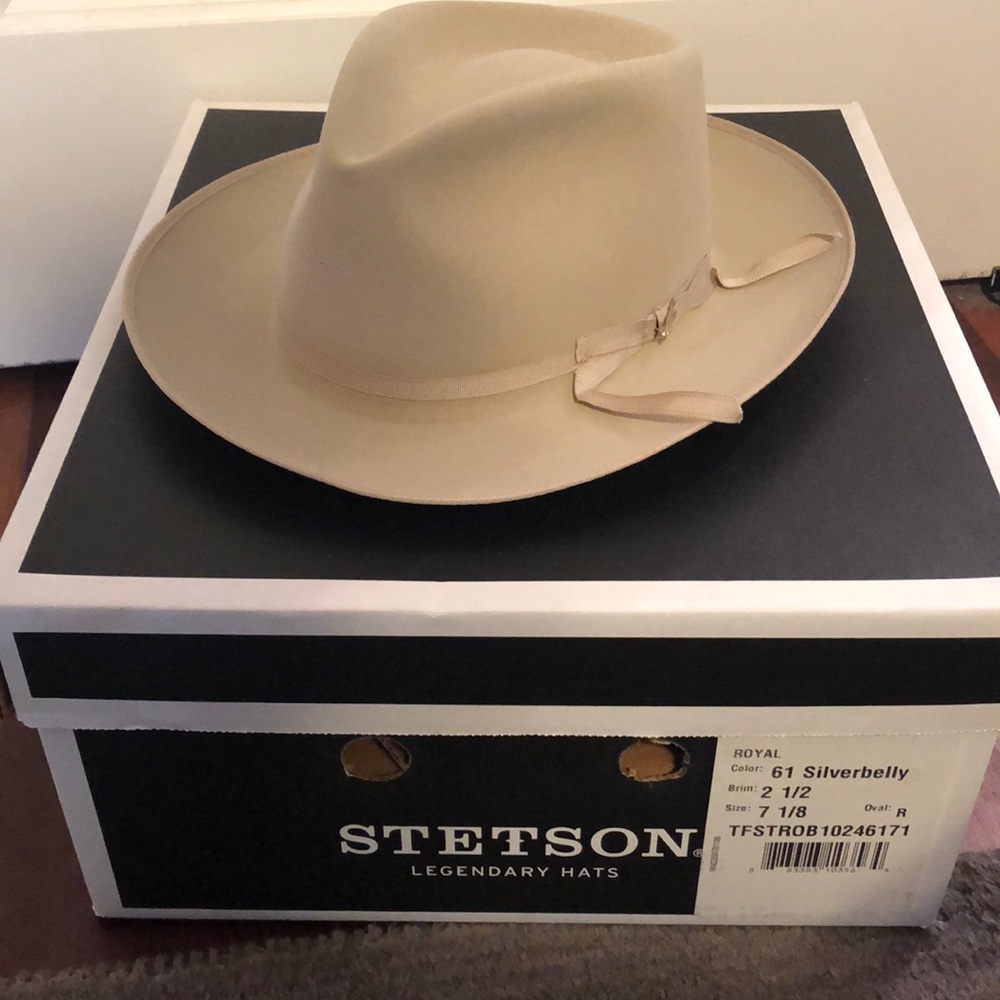 Stetson Stratoliner Stetson Silverbelly fedora 7 1/8